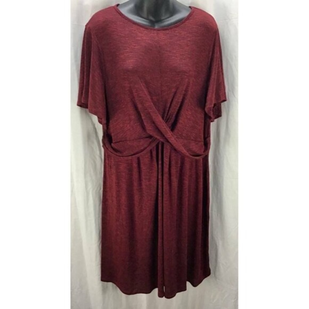 Ava & Viv Rich Red Knit Dress